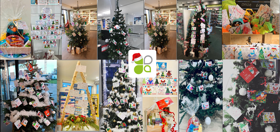 Tekenwedstrijd zorgt voor kleurrijke kerstbomen!
